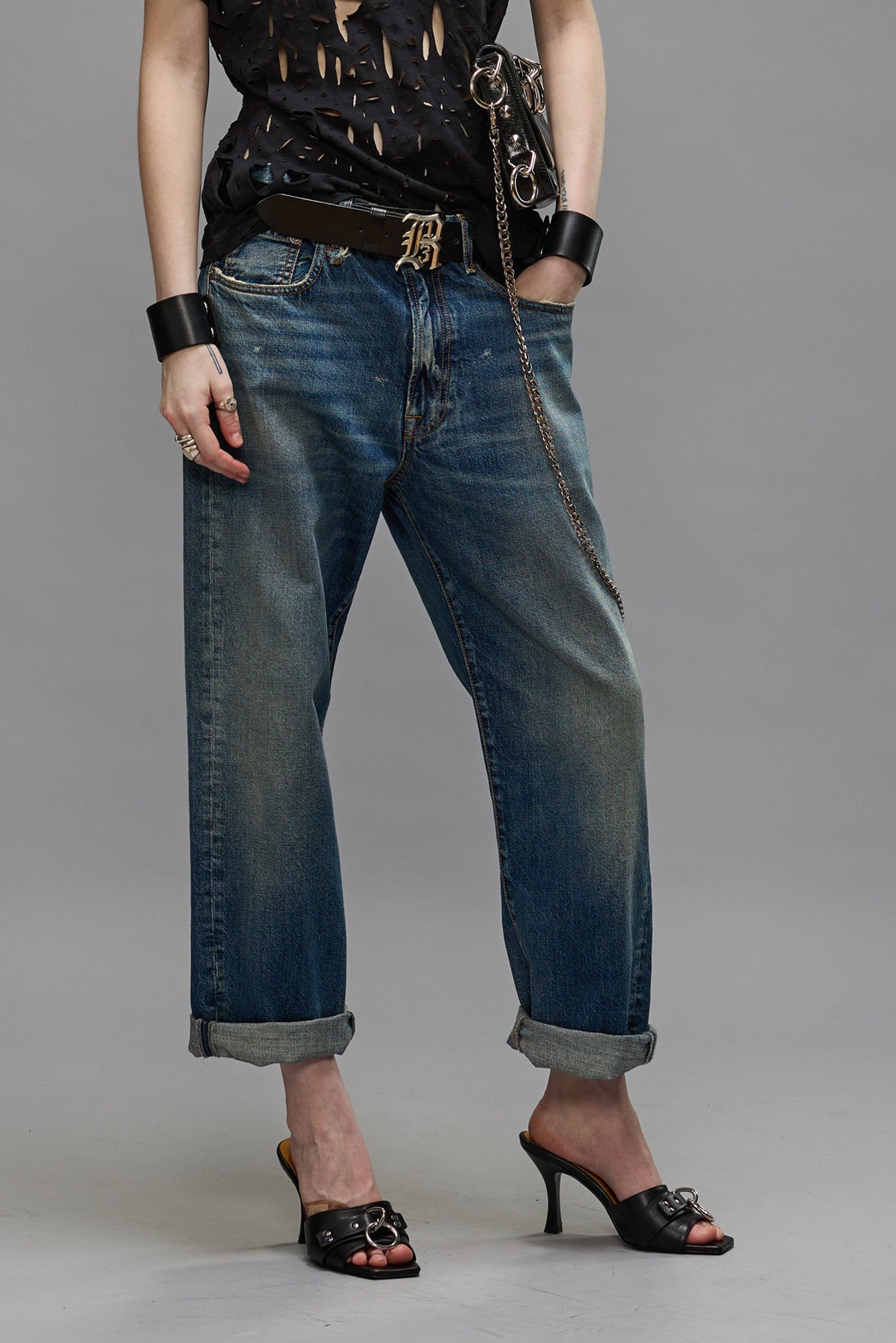 BOYFRIEND JEAN - GARNET BLUE