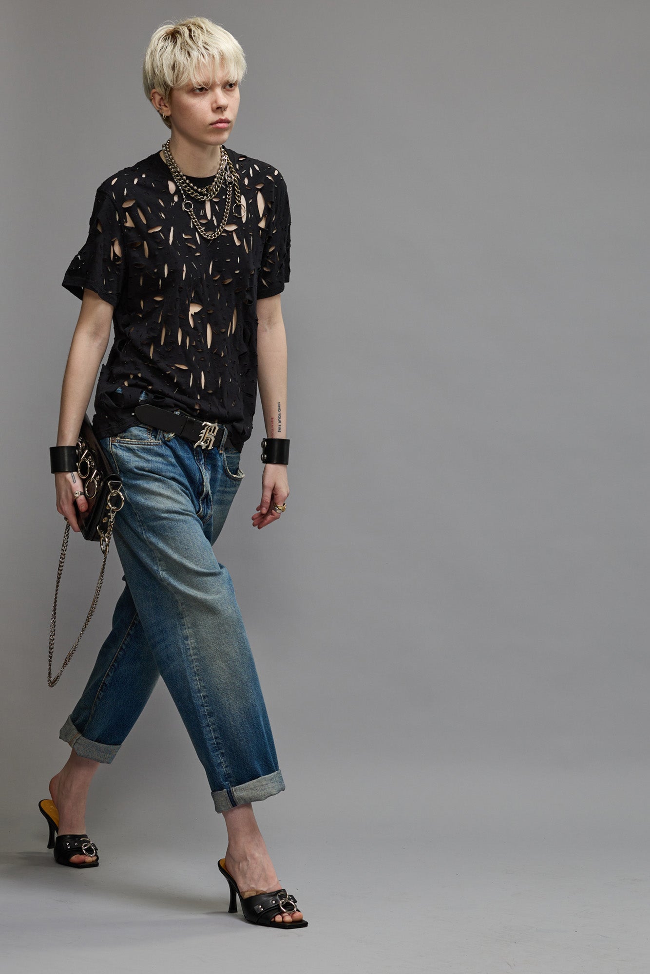BOYFRIEND JEAN - GARNET BLUE