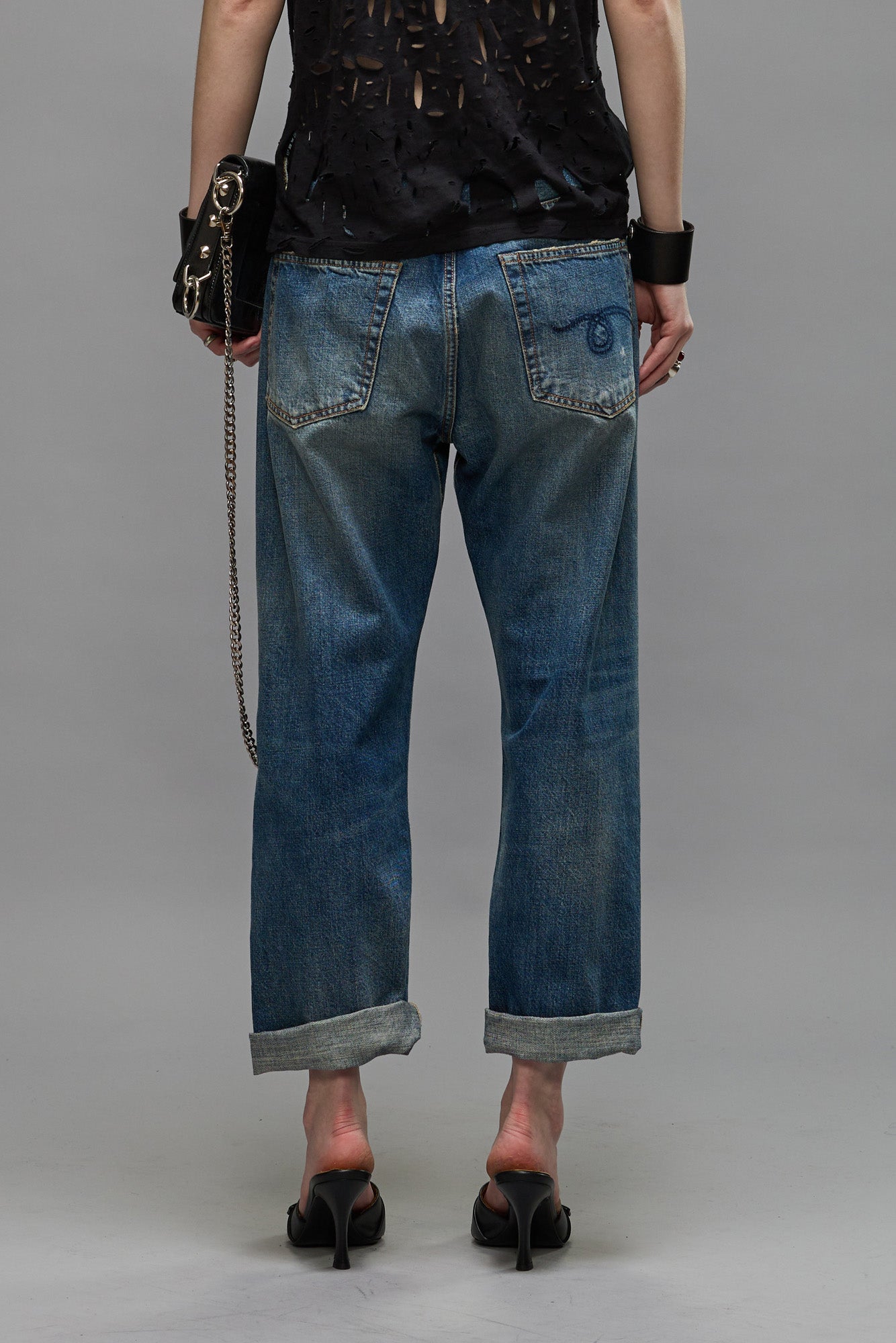 BOYFRIEND JEAN - GARNET BLUE