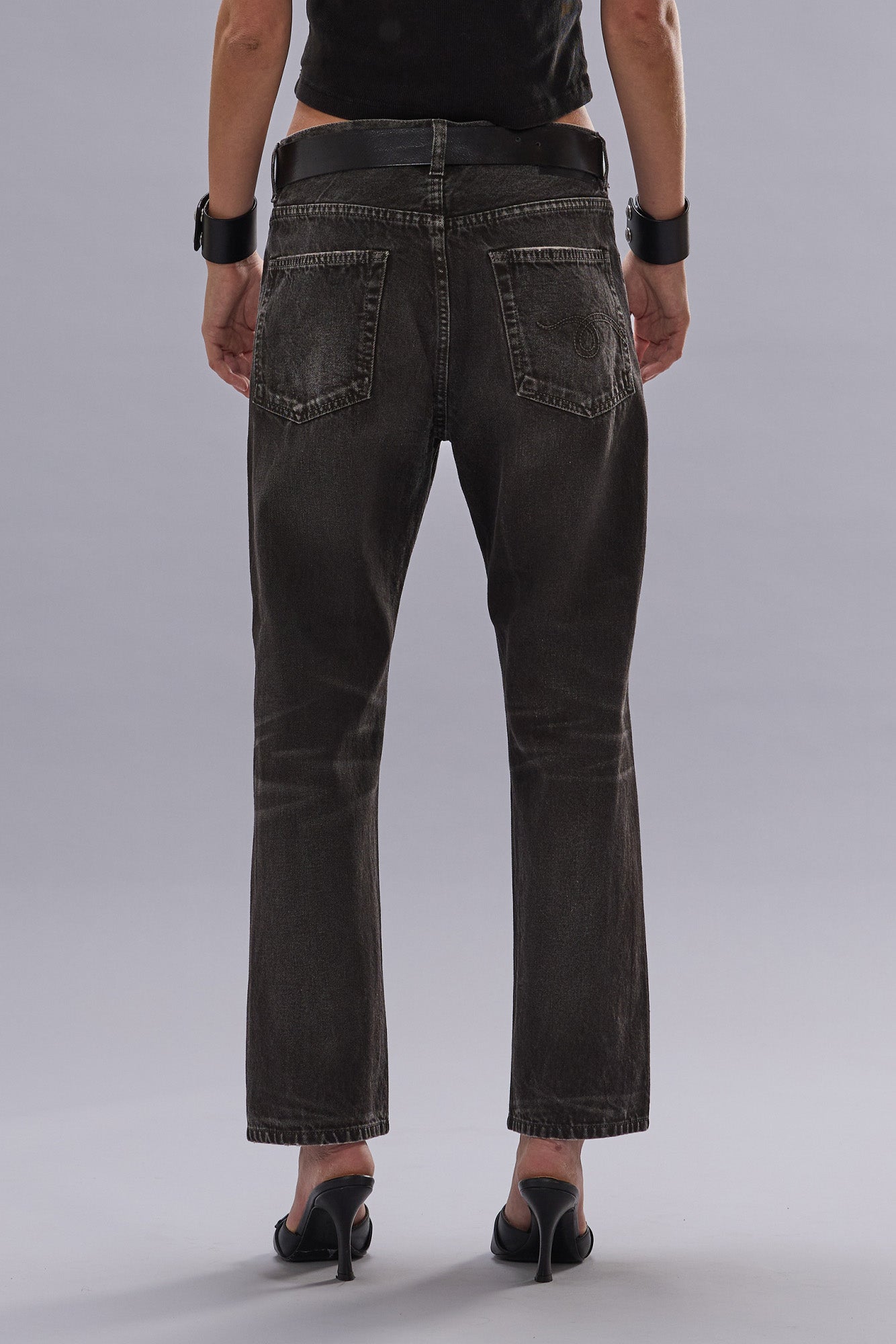 BOYFRIEND JEAN - MUD GREY