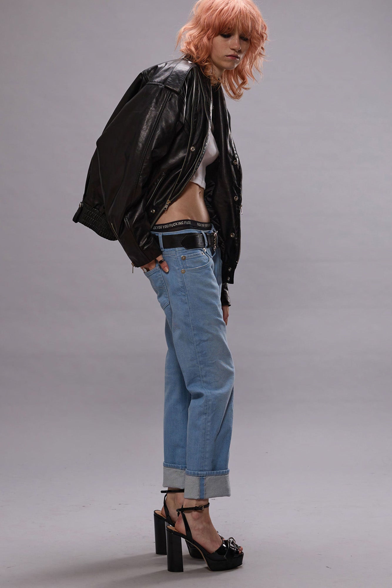 BOY STRAIGHT - BABY BLUE STRETCH