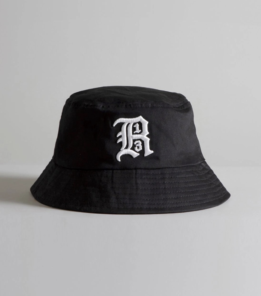 R13 BUCKET HAT - BLACK