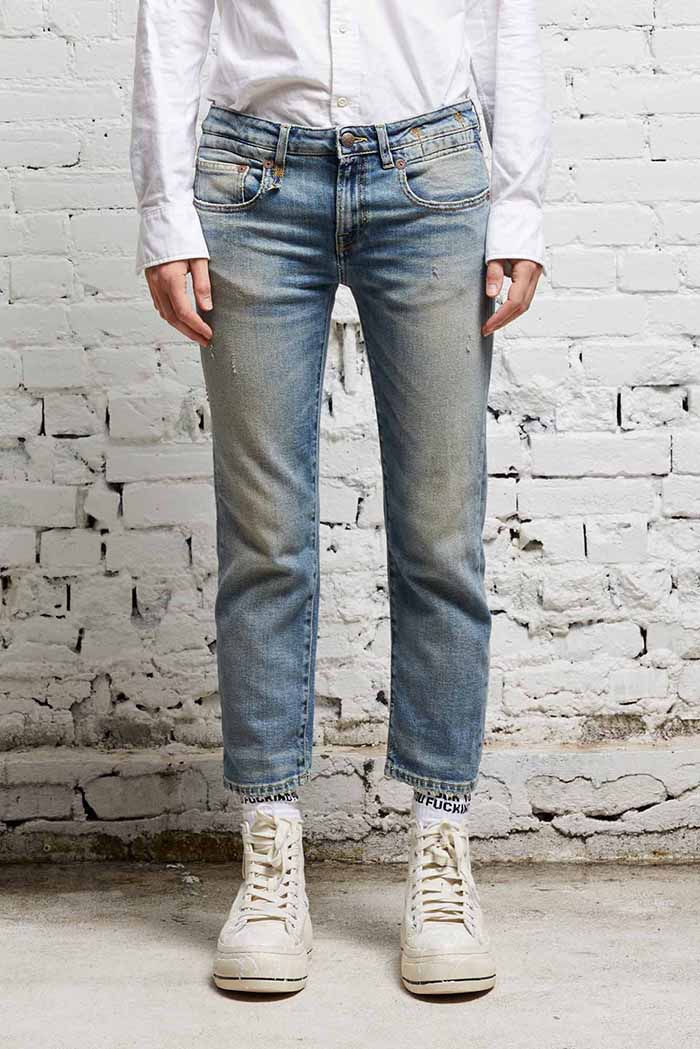 BOY STRAIGHT - HESTER BLUE STRETCH