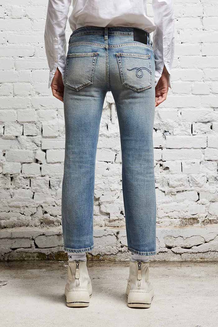 BOY STRAIGHT - HESTER BLUE STRETCH