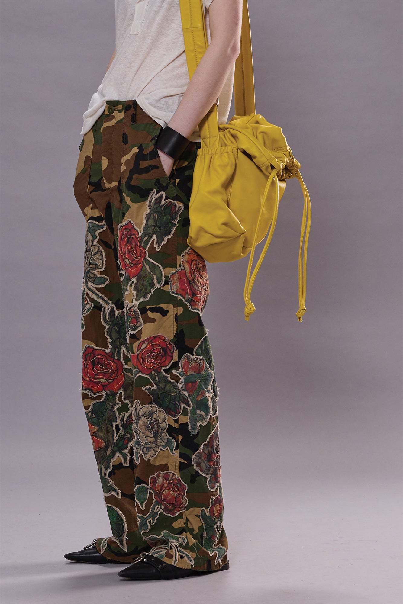 UTILITY PANT - ROSE APPLIQUE CAMO