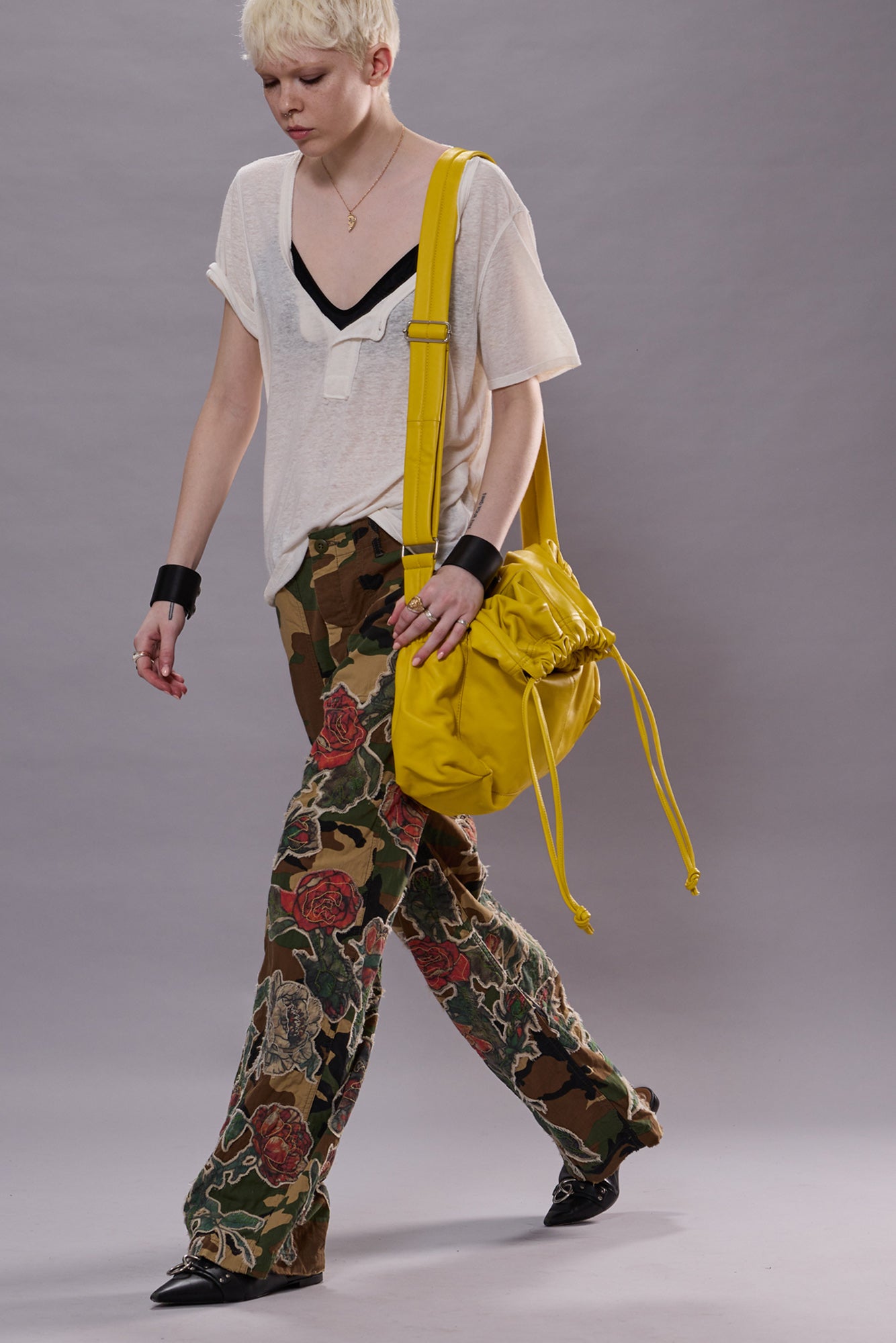 UTILITY PANT - ROSE APPLIQUE CAMO