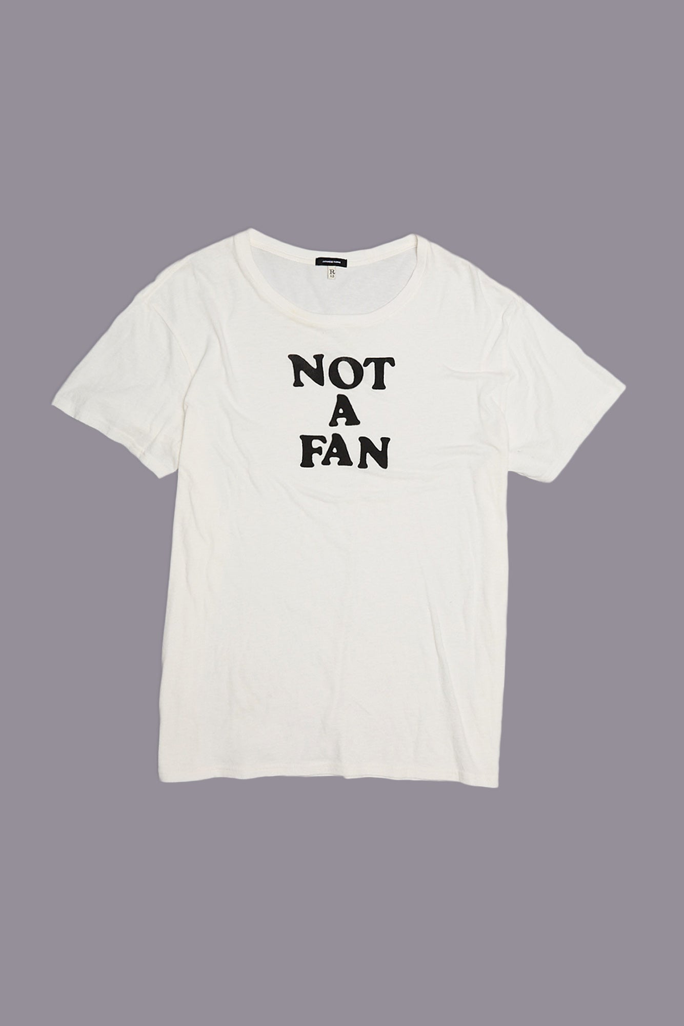NOT A FAN BOY T - ECRU