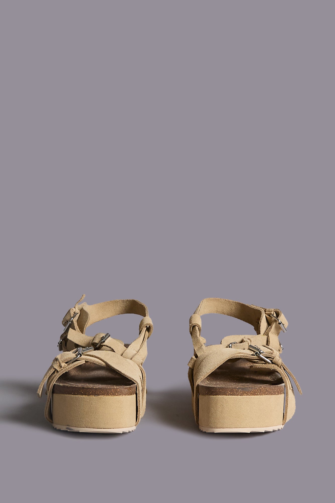 PLATFORM SANDAL - KHAKI