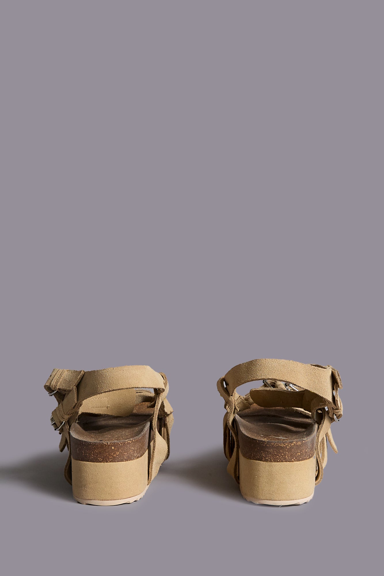 PLATFORM SANDAL - KHAKI