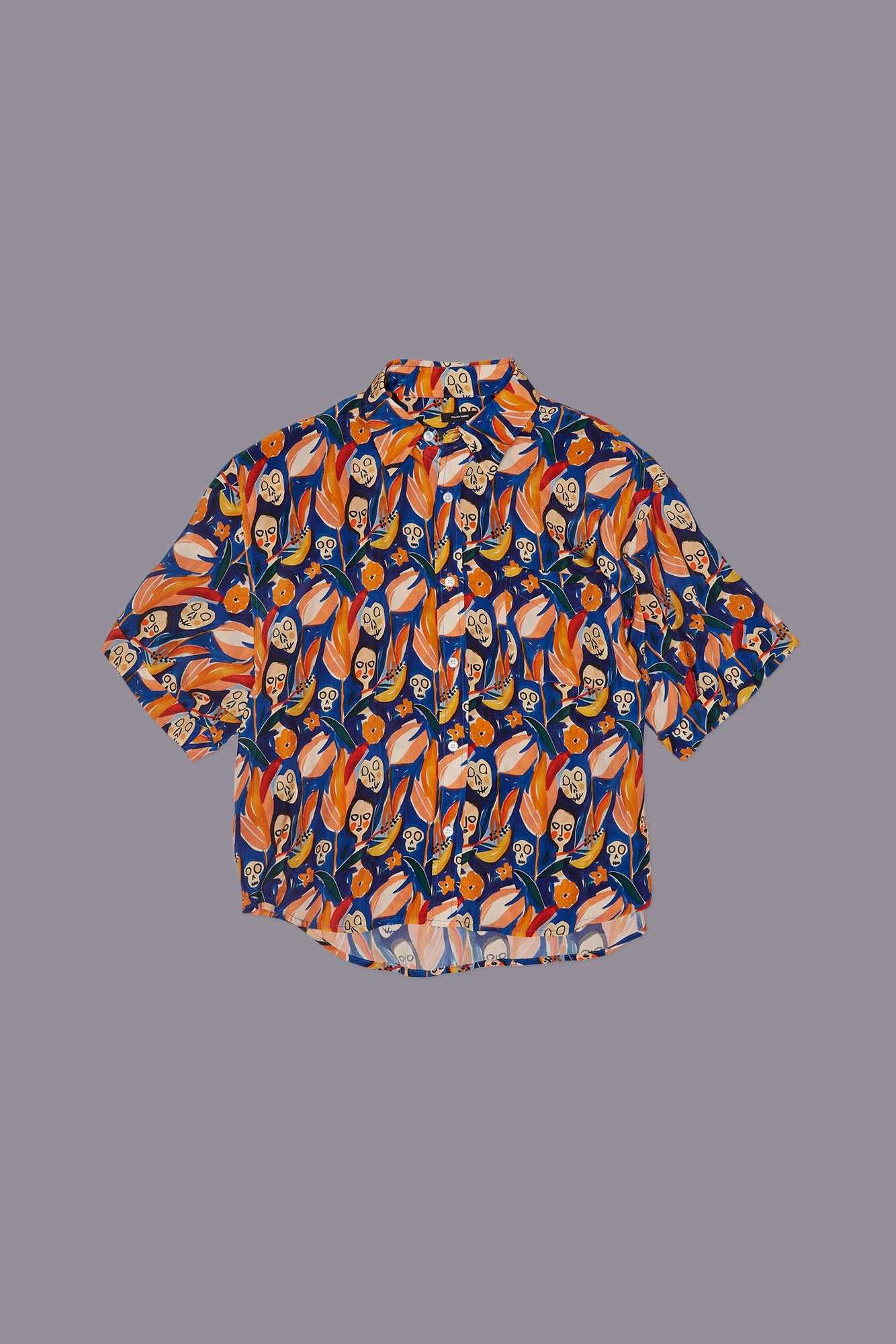 SHORT SLEEVE SHIRT - MULTICOLOR PRINT