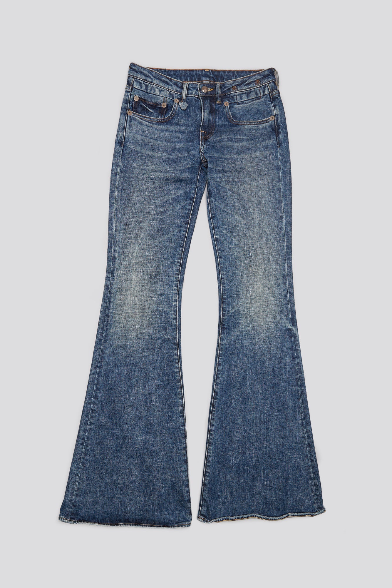 OVERFLOW BOY FLARE - MIRE BLUE STRETCH