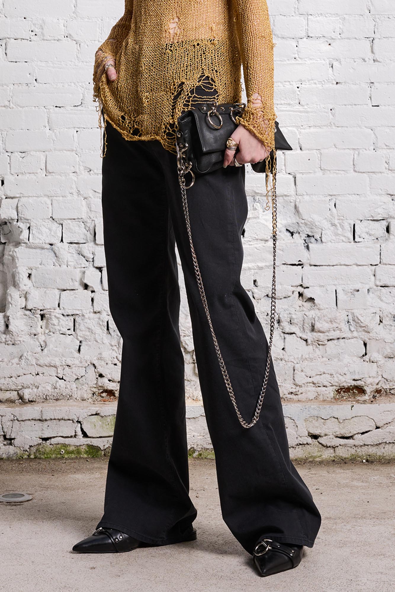 JANE JEAN - BLACK BEDFORD CORD STRETCH