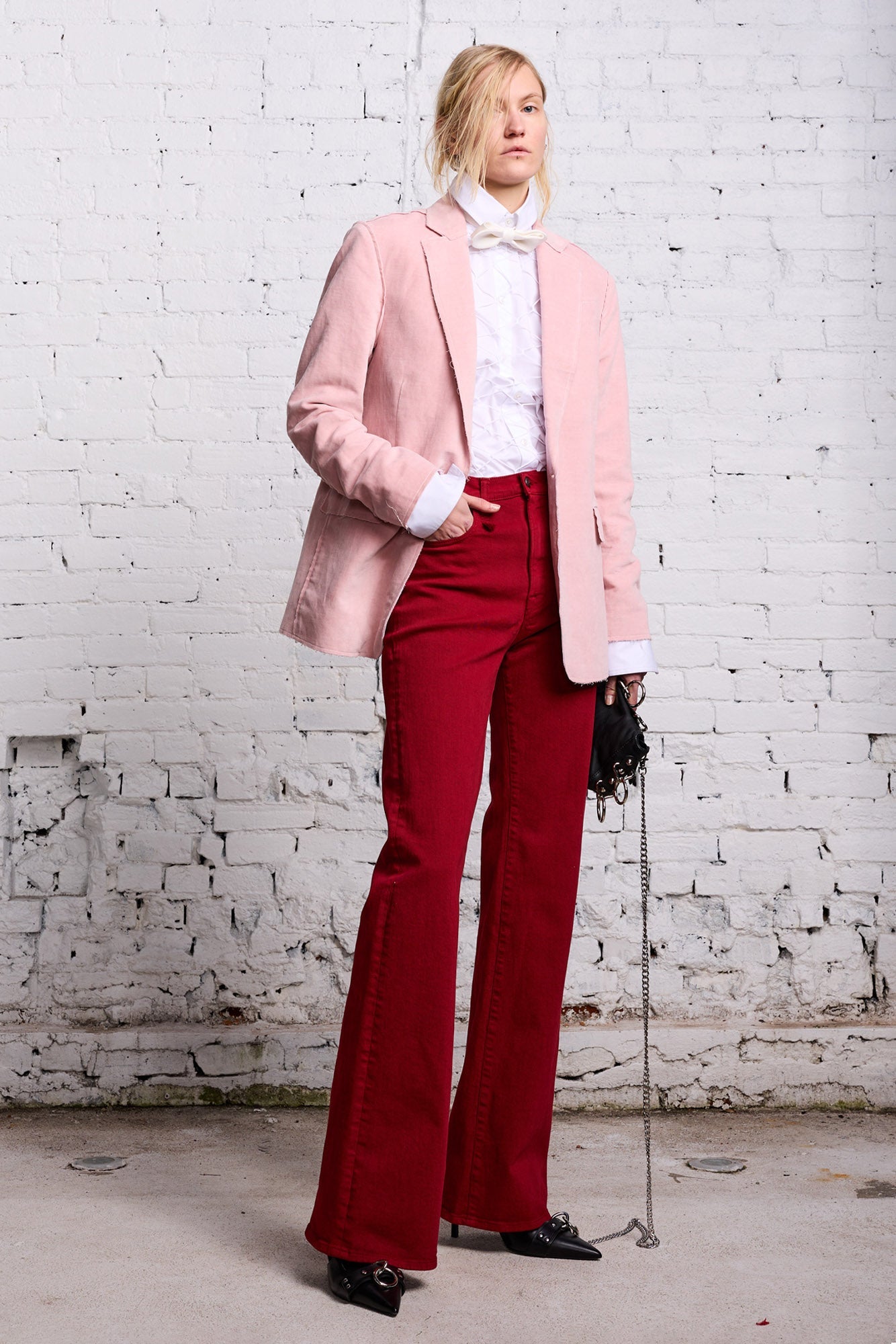 JANE JEAN - VIVID RED STRETCH
