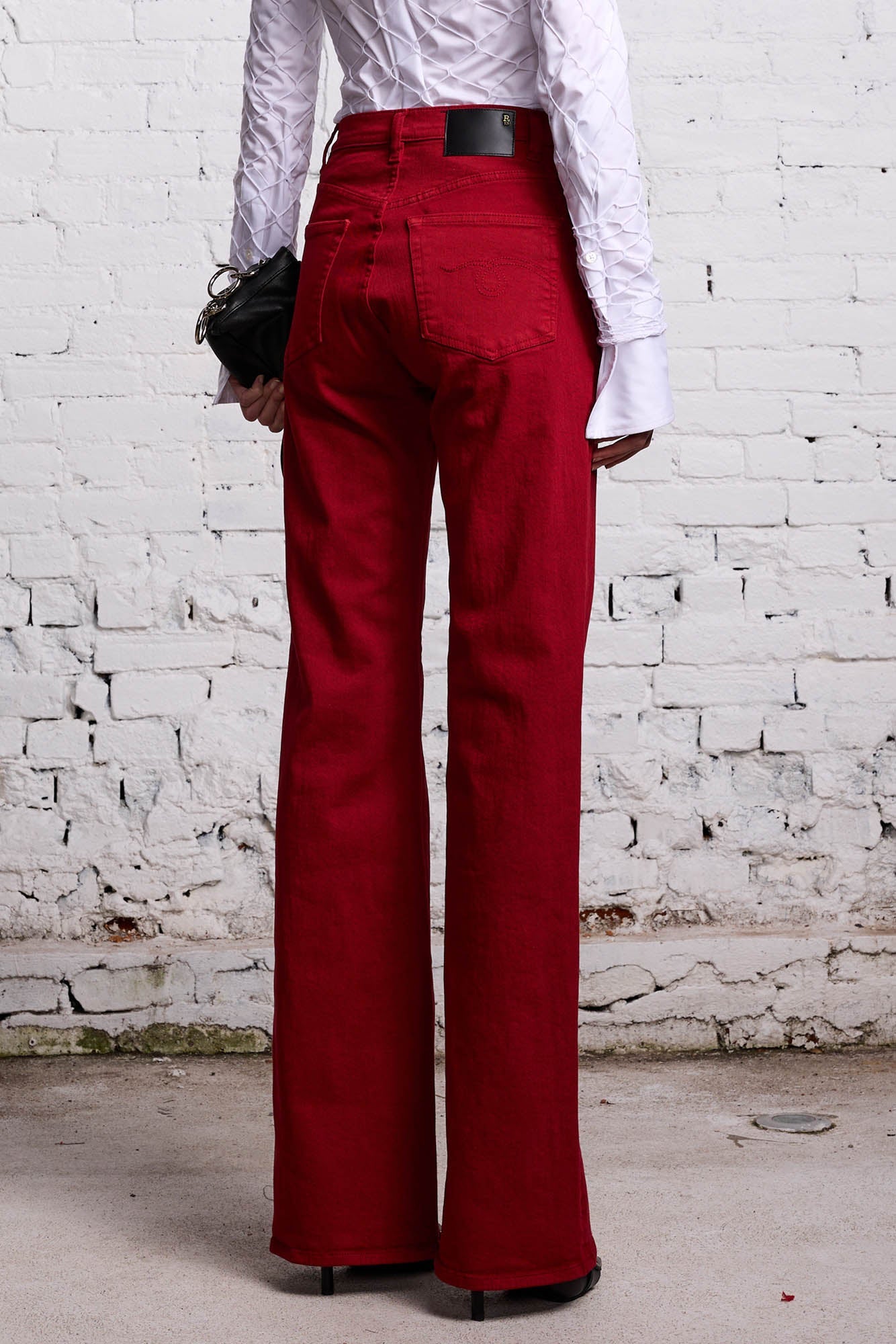 JANE JEAN - VIVID RED STRETCH
