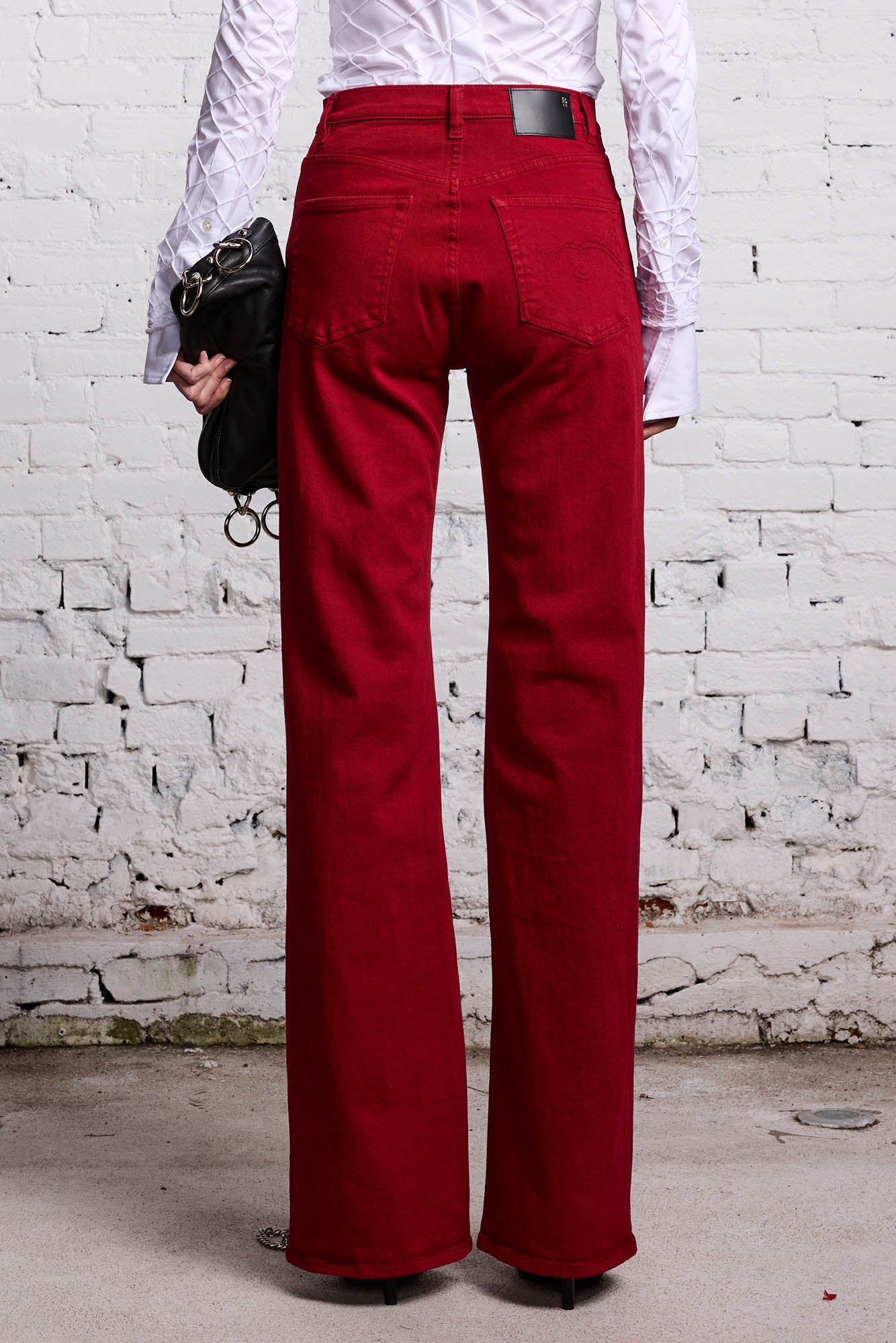 JANE JEAN - VIVID RED STRETCH
