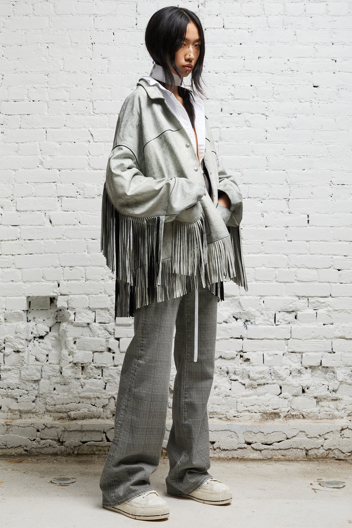 JANE JEAN - PRINTED GLEN PLAID