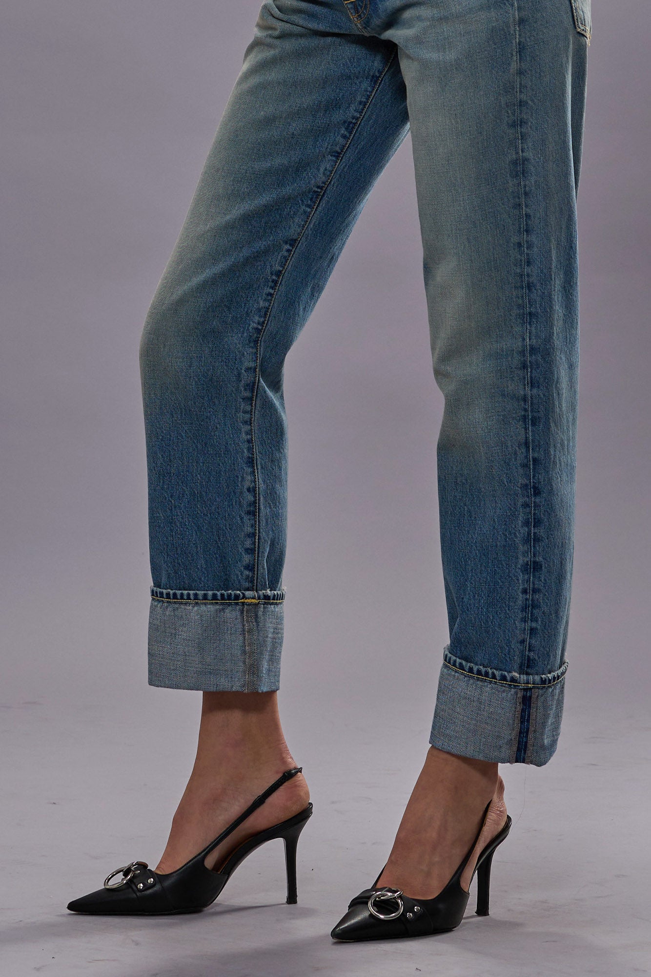 SID HARNESS HEEL - BLACK
