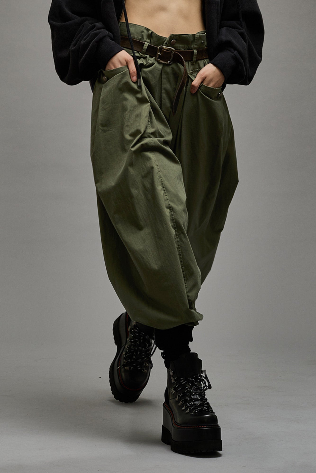 JESSE ARMY PANT - OLIVE RIPSTOP