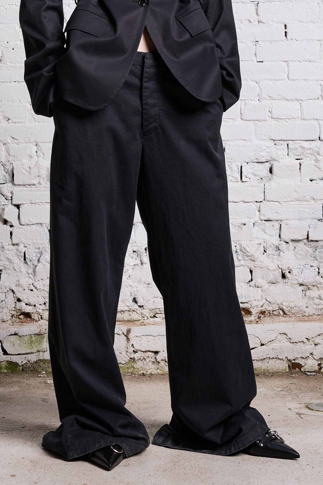 TRENCH TROUSER - BLACK