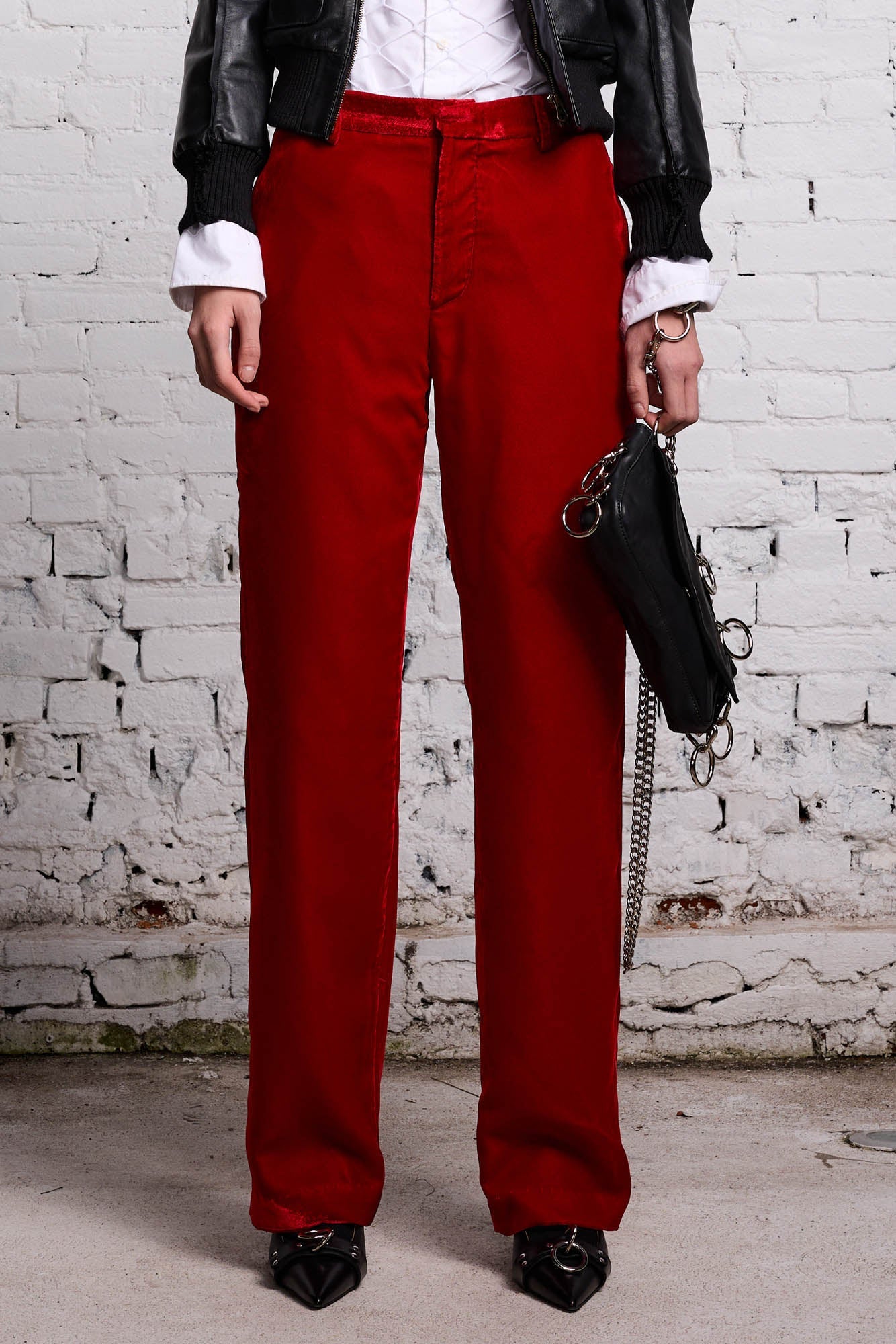 LEMMY TROUSER - RED VELVET
