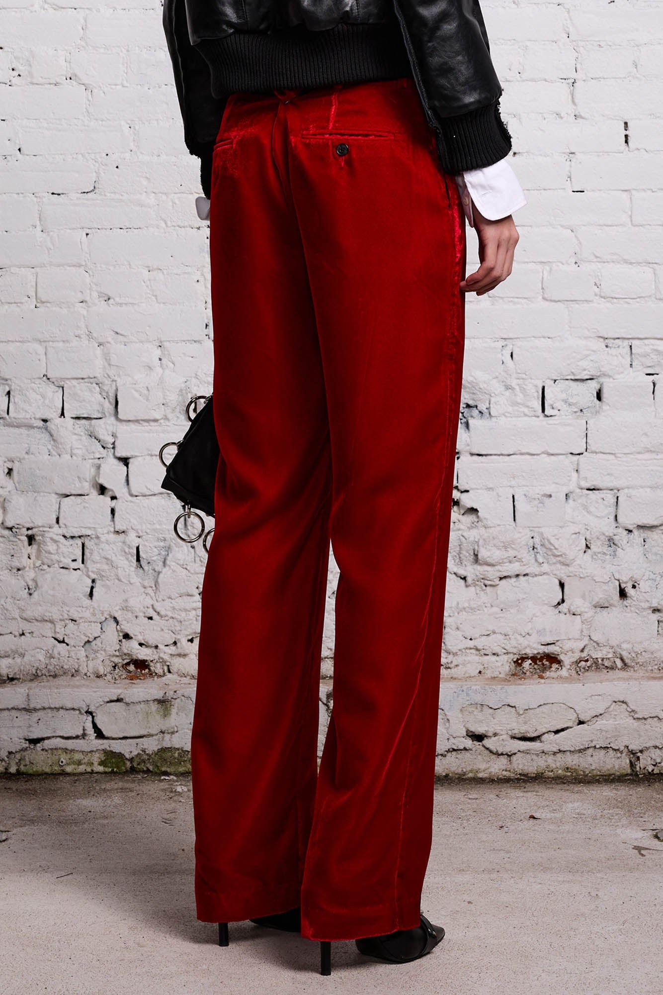 LEMMY TROUSER - RED VELVET