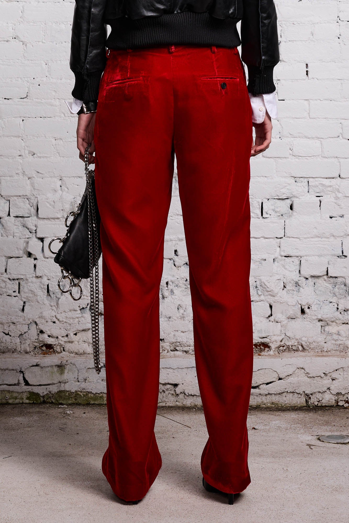 LEMMY TROUSER - RED VELVET