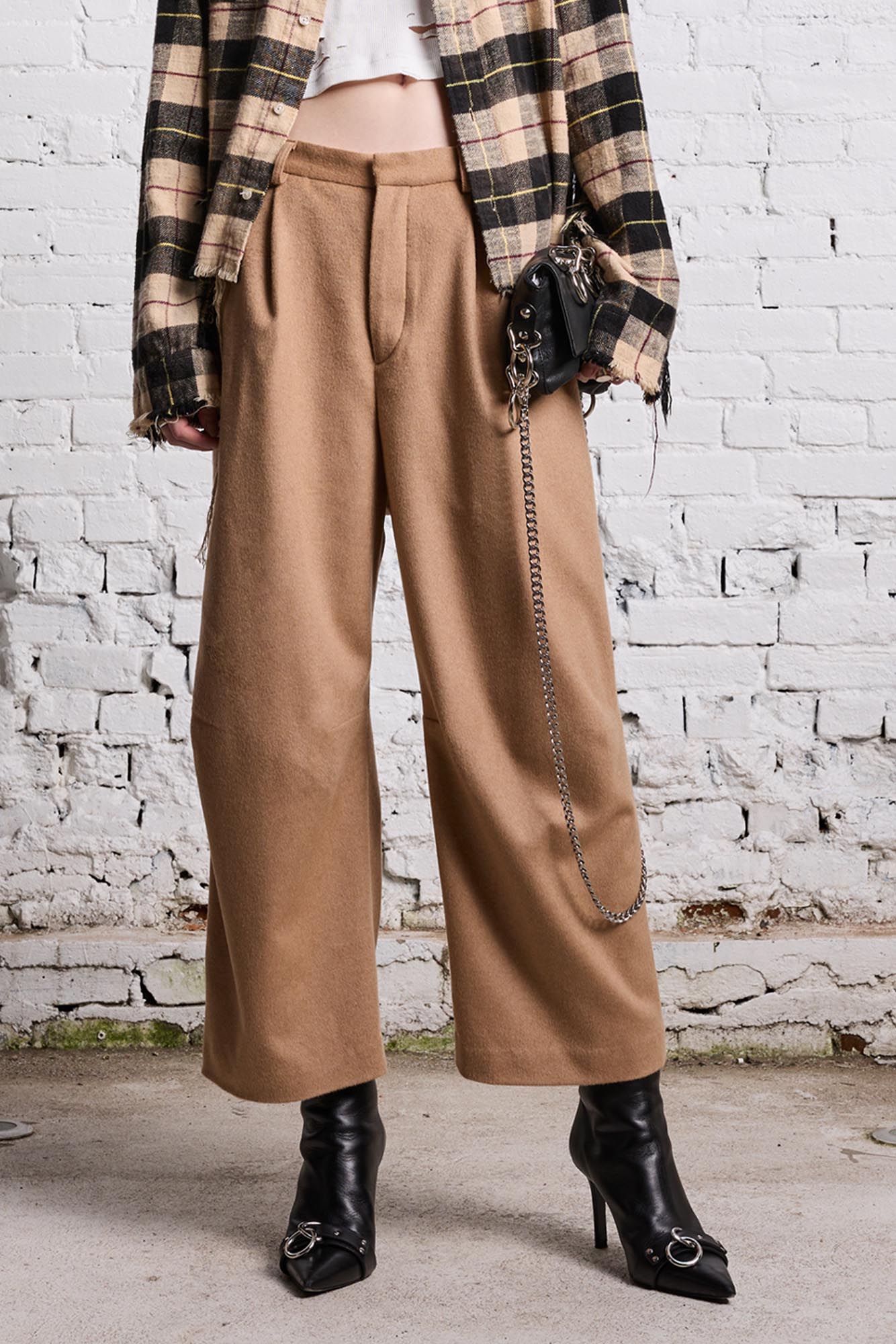 ARTICULATED KNEE TROUSER - CAMEL