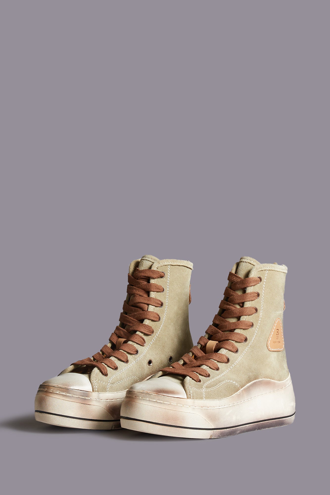 TALL KURT - WASHED KHAKI SUEDE
