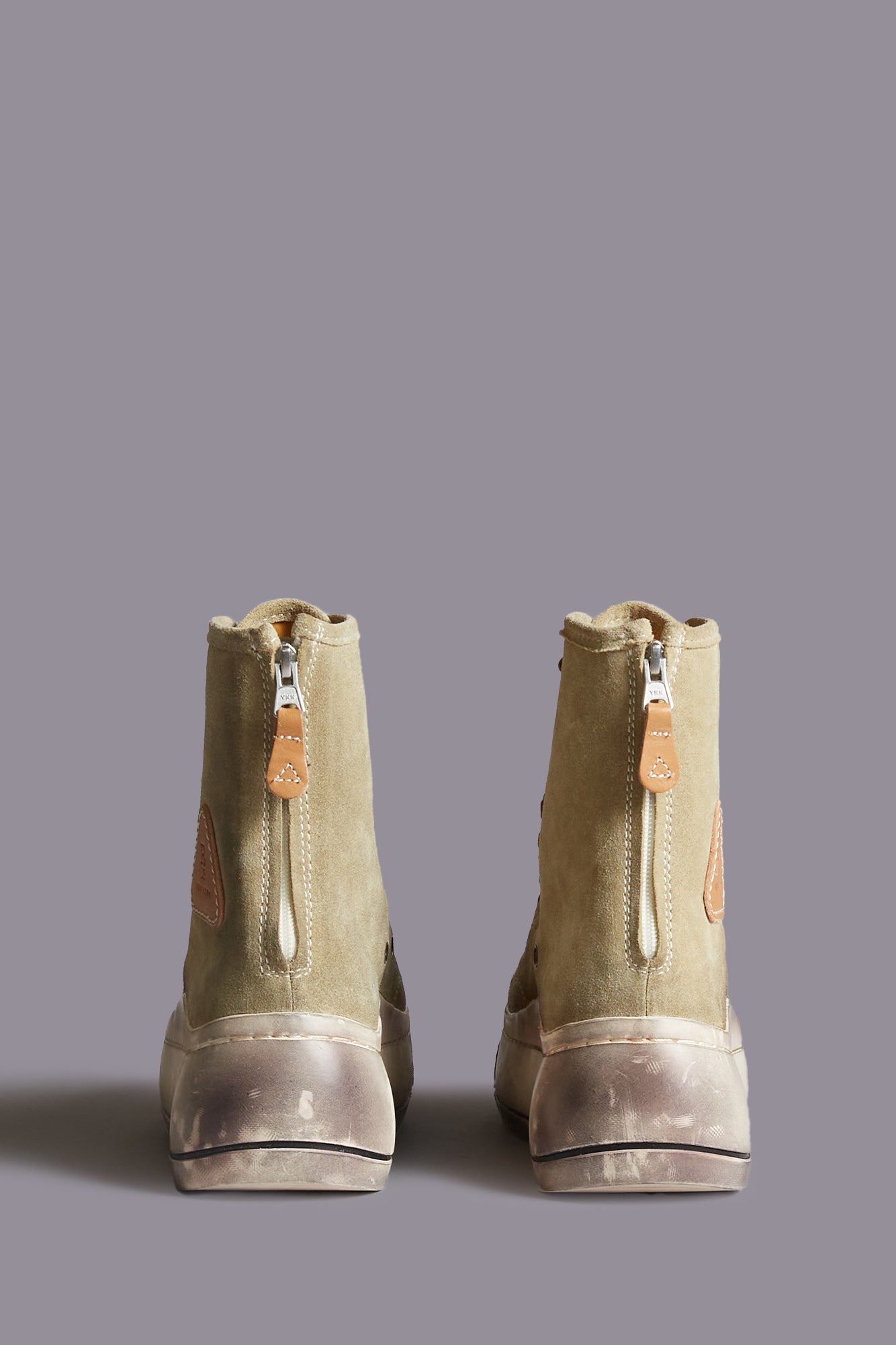 TALL KURT - WASHED KHAKI SUEDE