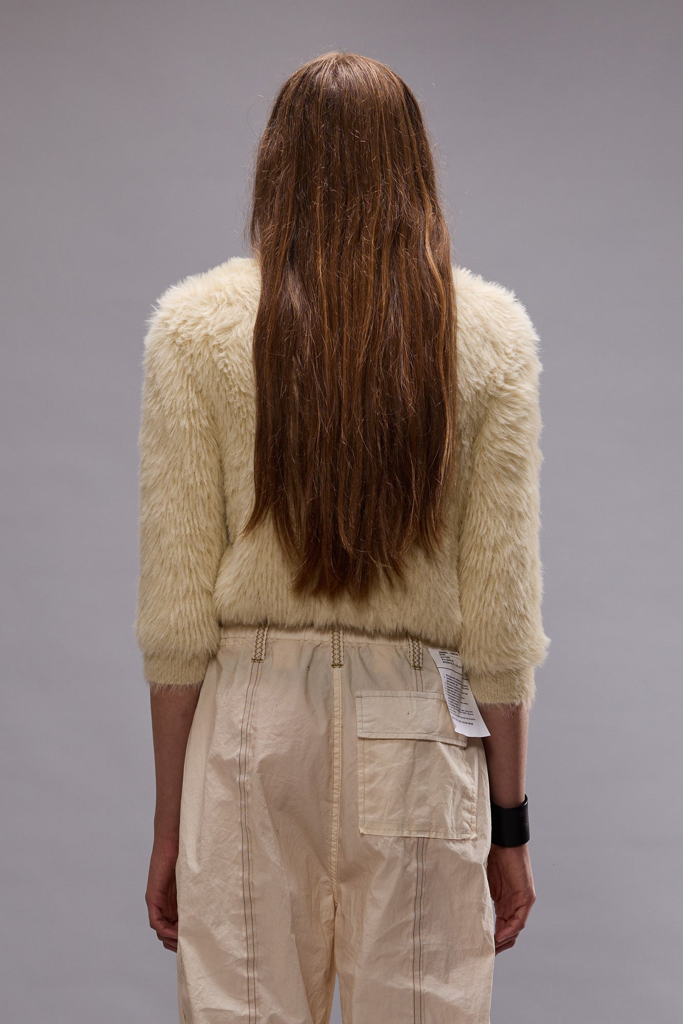 BALLOON CARDIGAN - CREAM