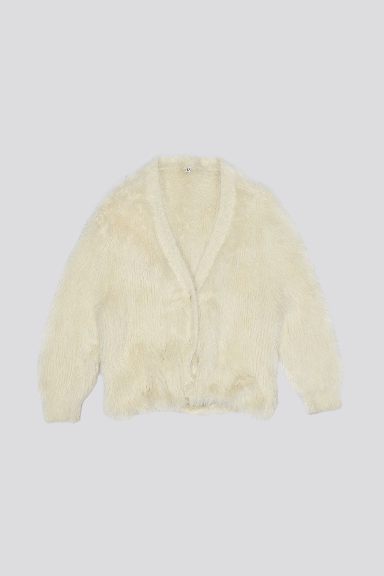 BALLOON CARDIGAN - CREAM