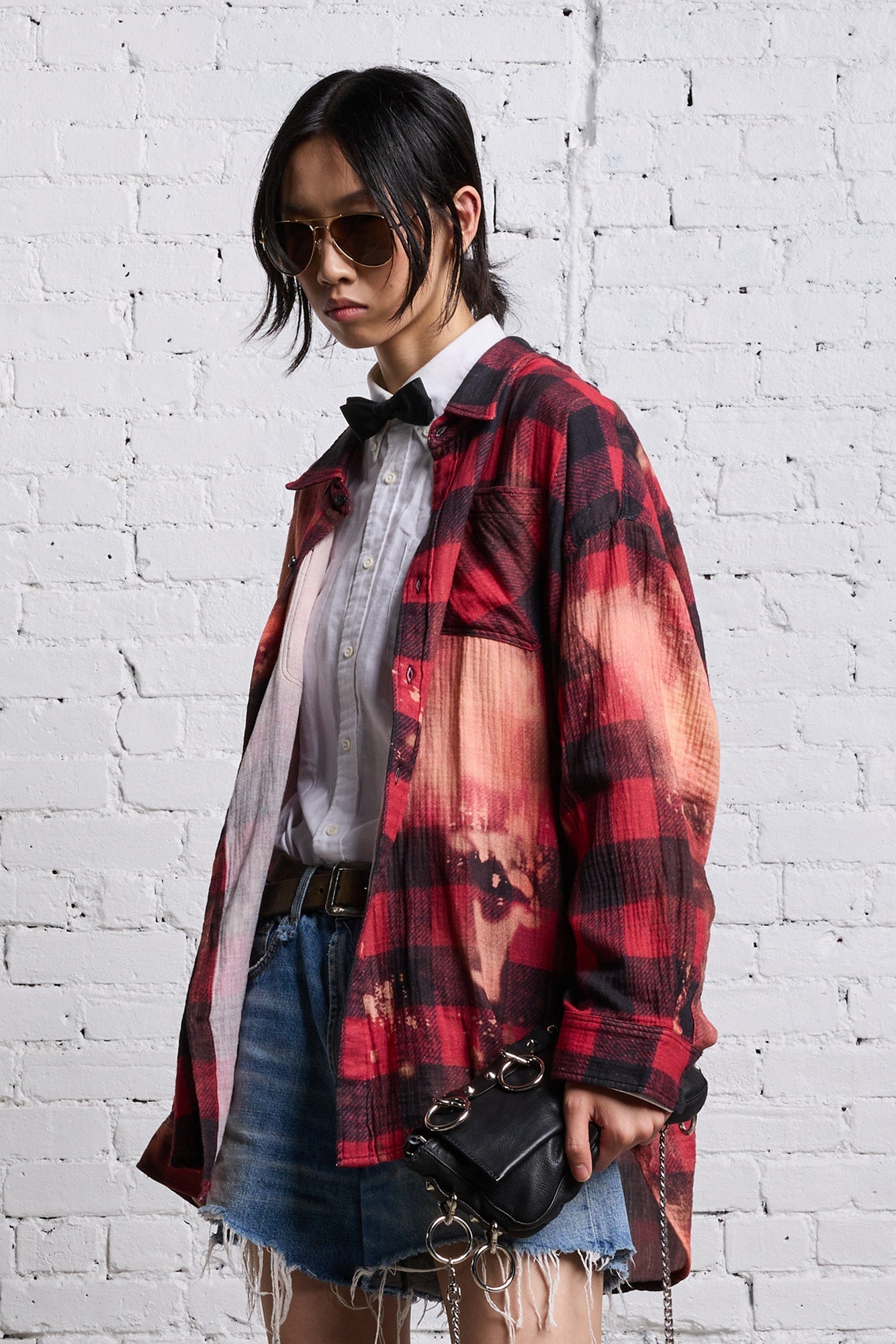 DROP NECK WORKSHIRT - RED BUFFALO OVERDYE