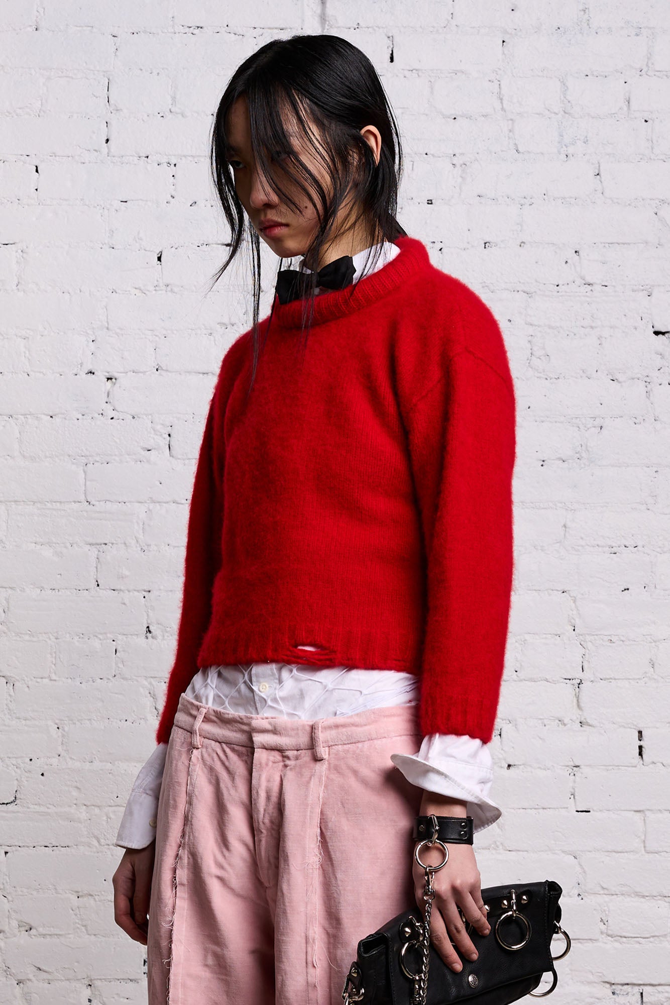 SHRUNKEN CREWNECK - RED