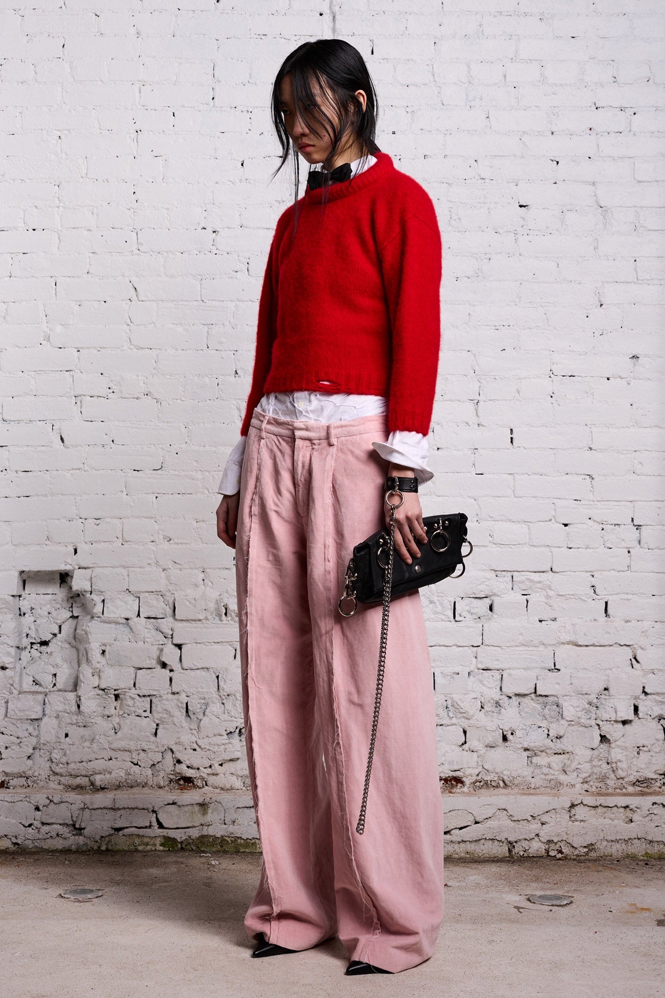 SHRUNKEN CREWNECK - RED