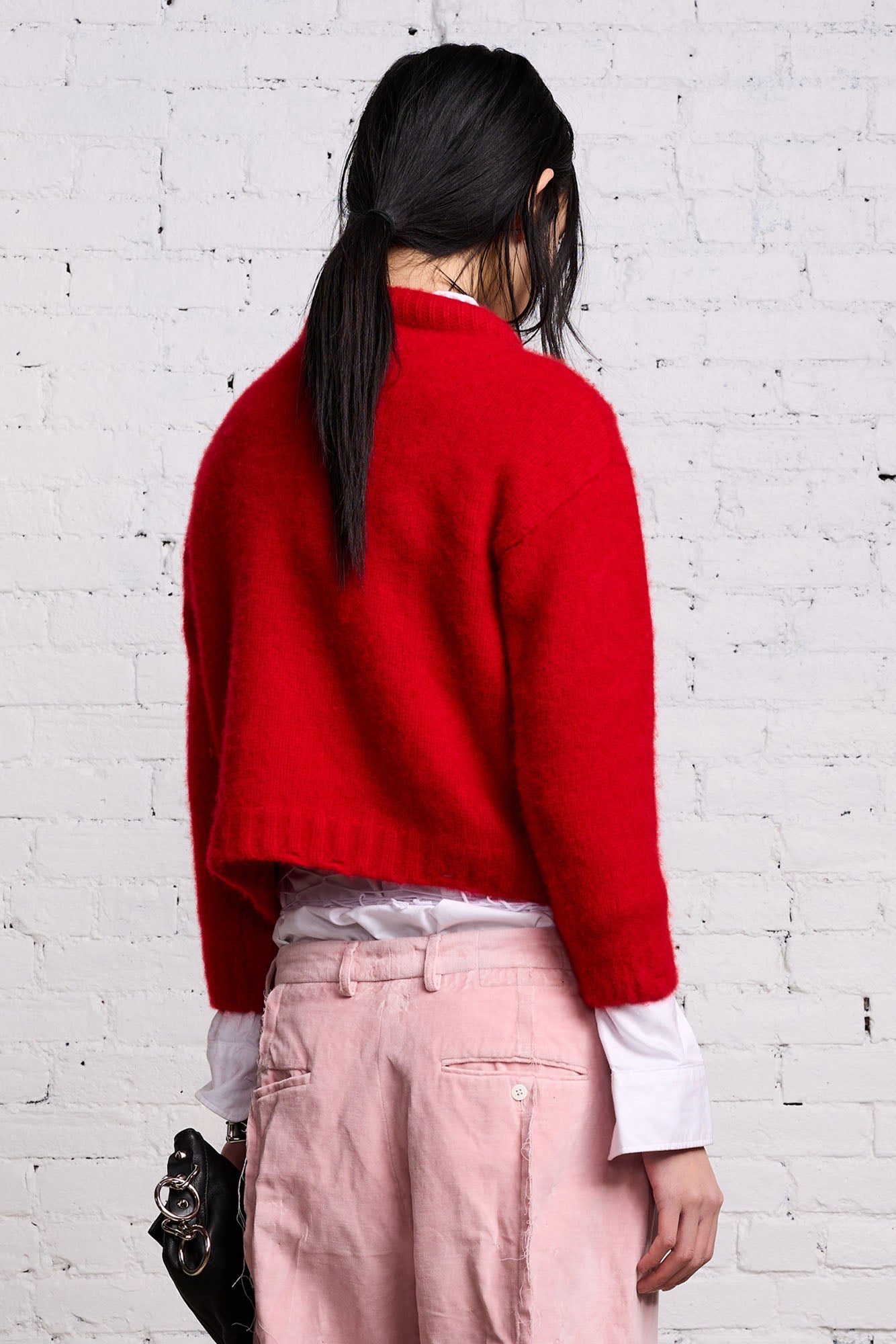 SHRUNKEN CREWNECK - RED