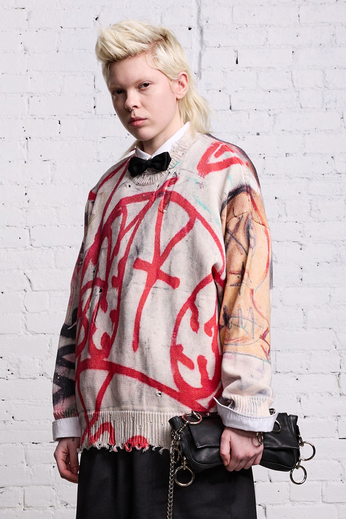 OVERSIZED SWEATER - GRUNGE MURAL
