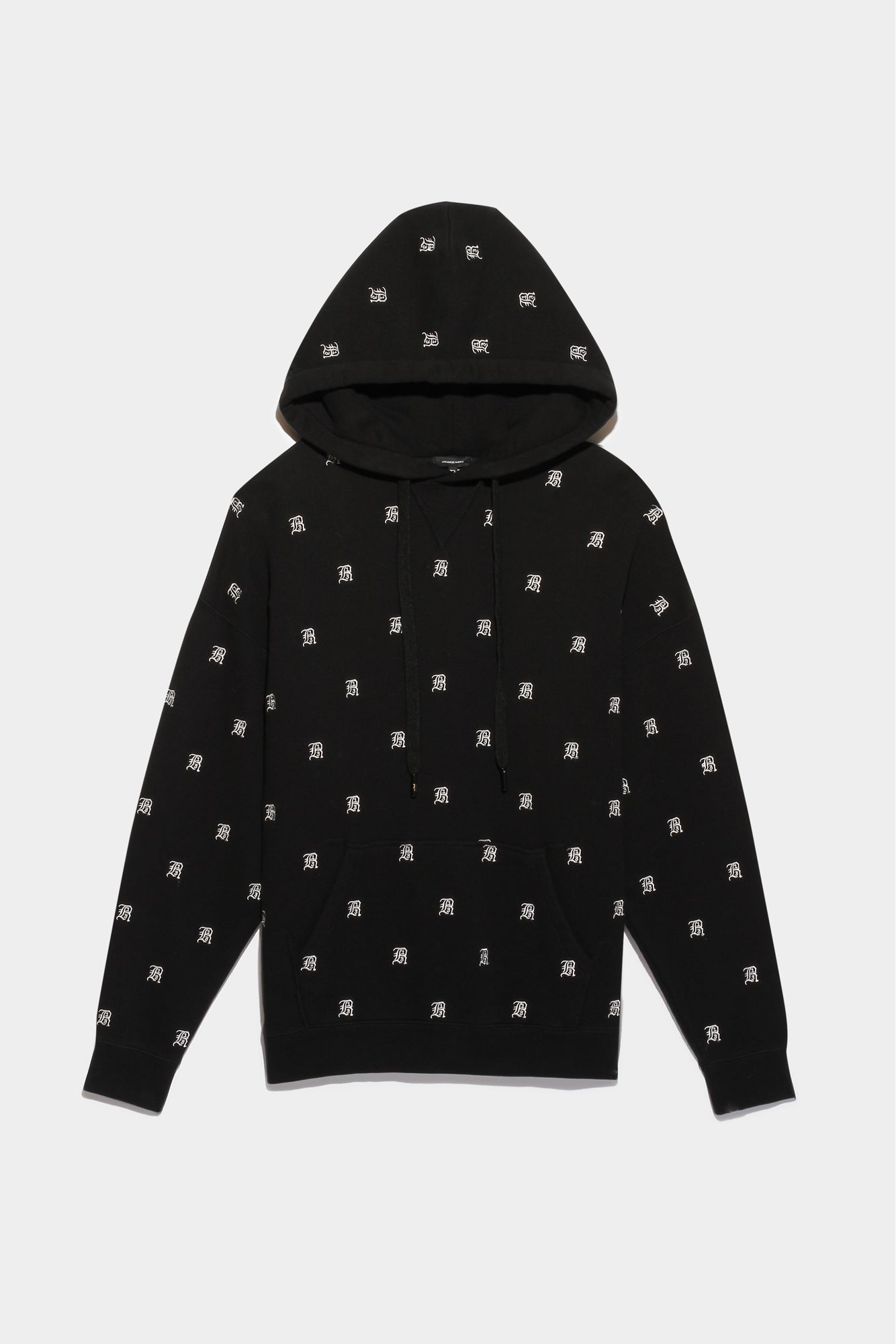 R13 ALLOVER HOODIE - BLACK