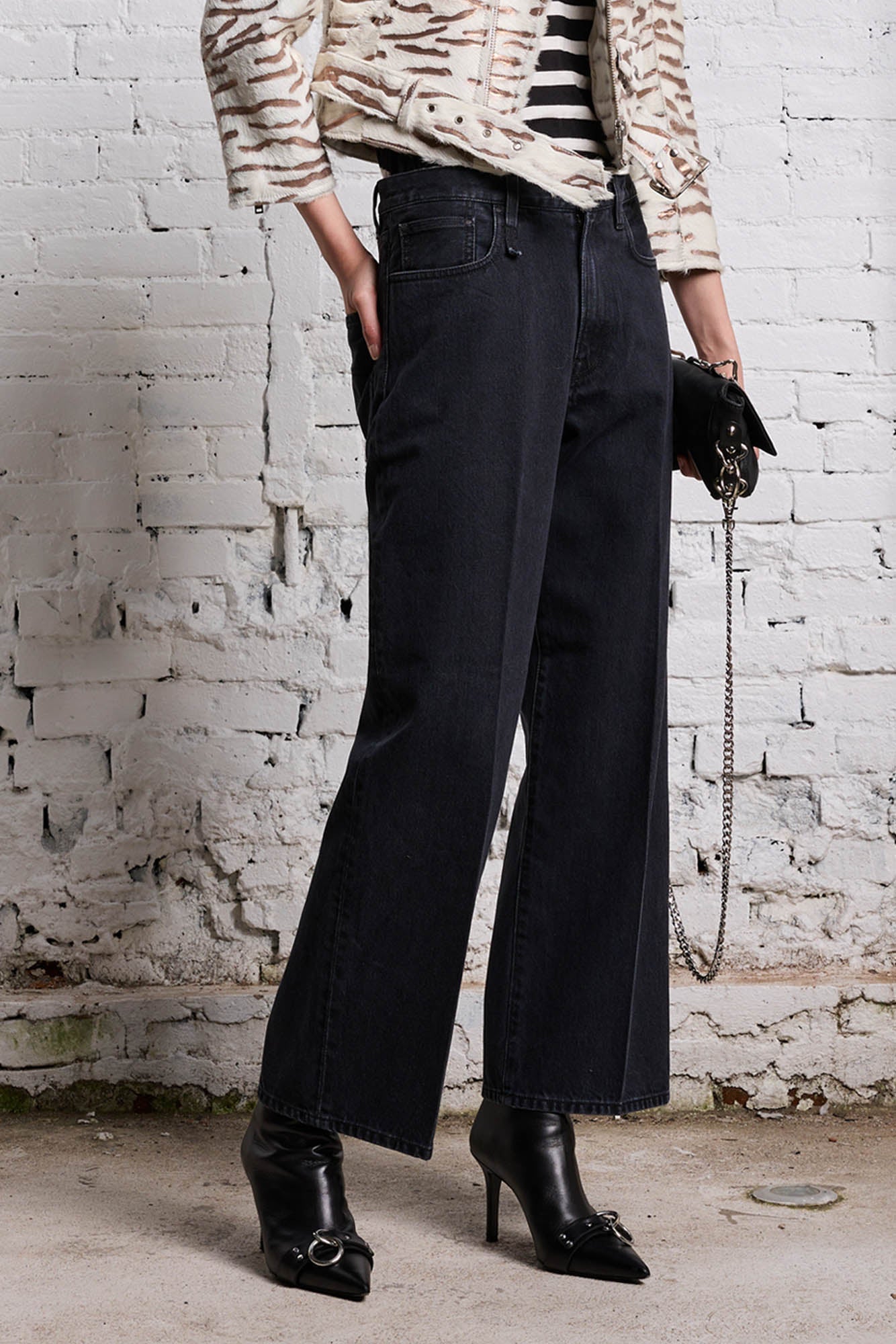 ANKLED D'ARCY JEAN - ONYX BLACK