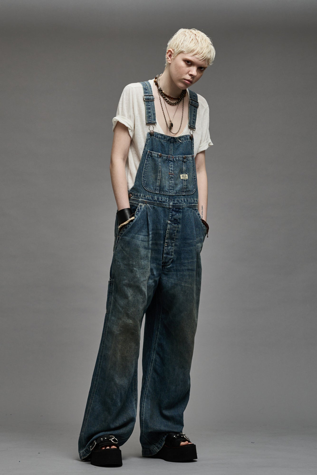 DAMON OVERALL - WEBER LINEN INDIGO
