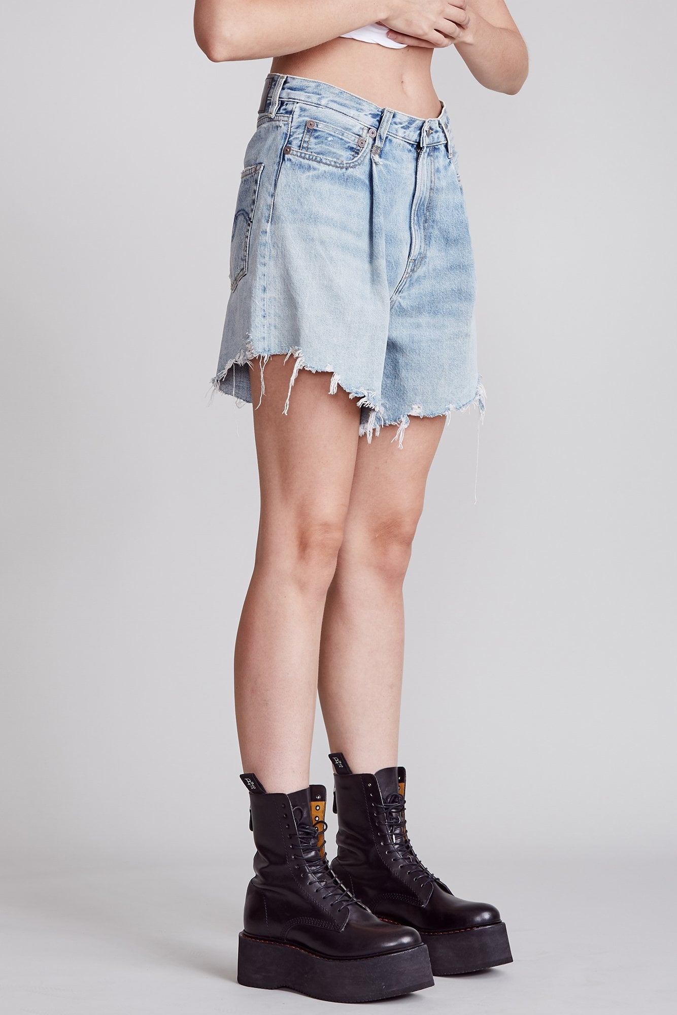 DAMON PLEATED SHORT - LENNON BLUE