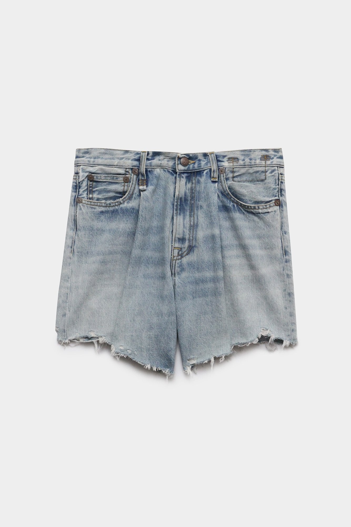 DAMON PLEATED SHORT - LENNON BLUE