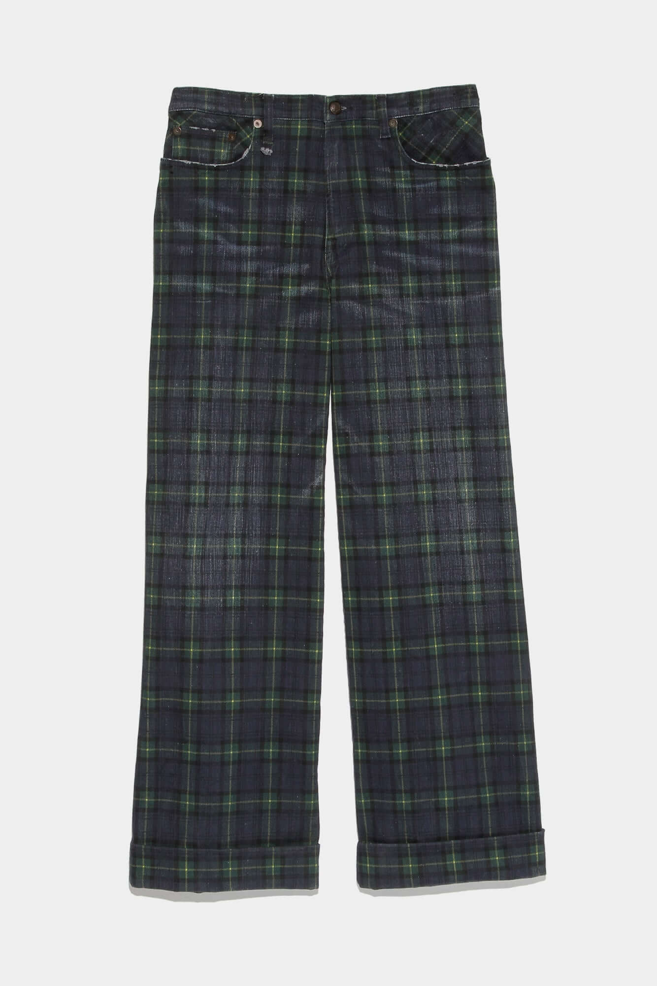 LISA BAGGY JEAN - PRINTED TARTAN