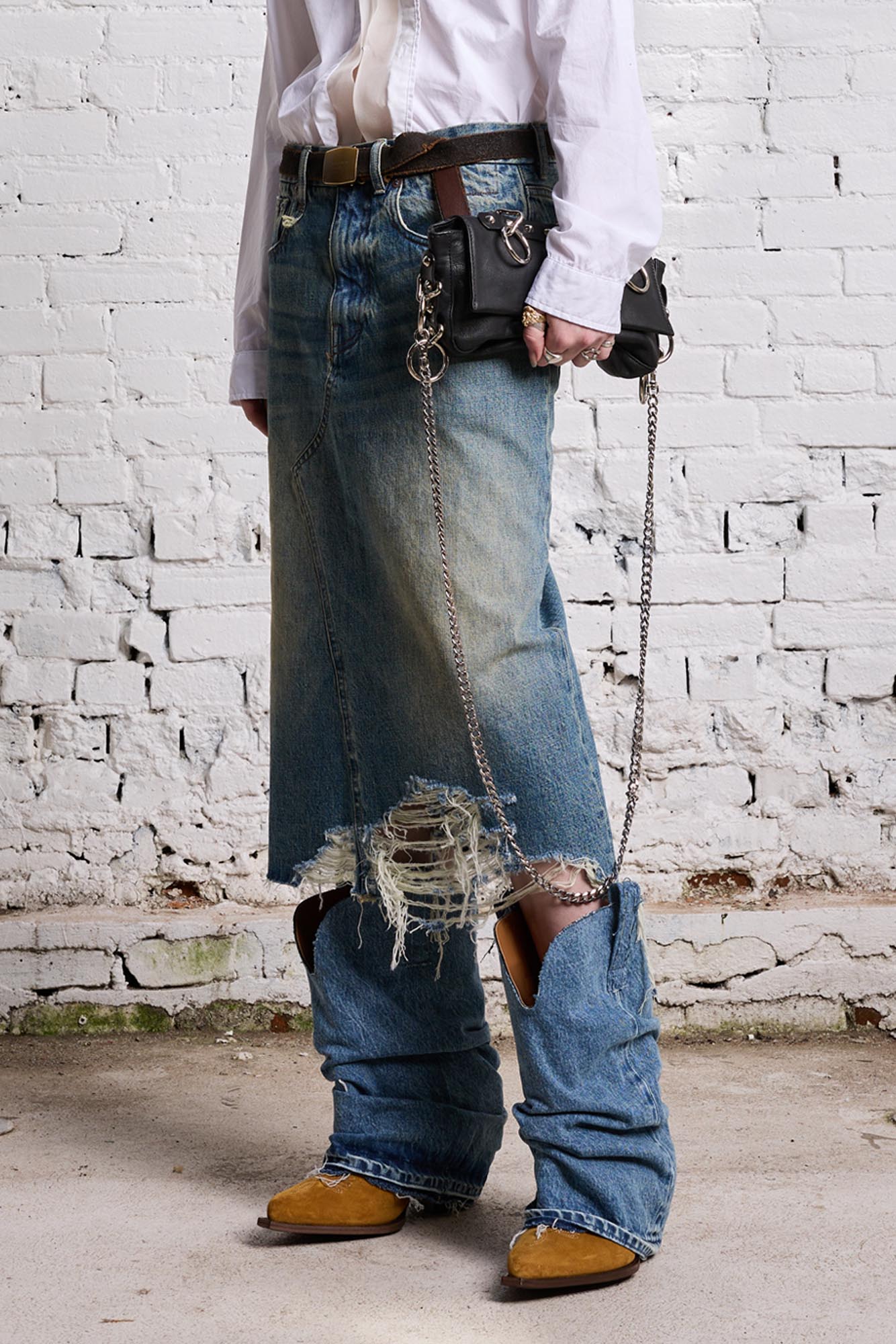 JESSE SKIRT - CLINTON BLUE