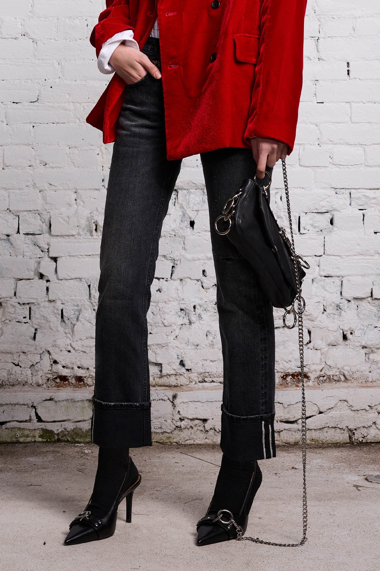 BOY STRAIGHT - ATLAS SELVEDGE BLACK