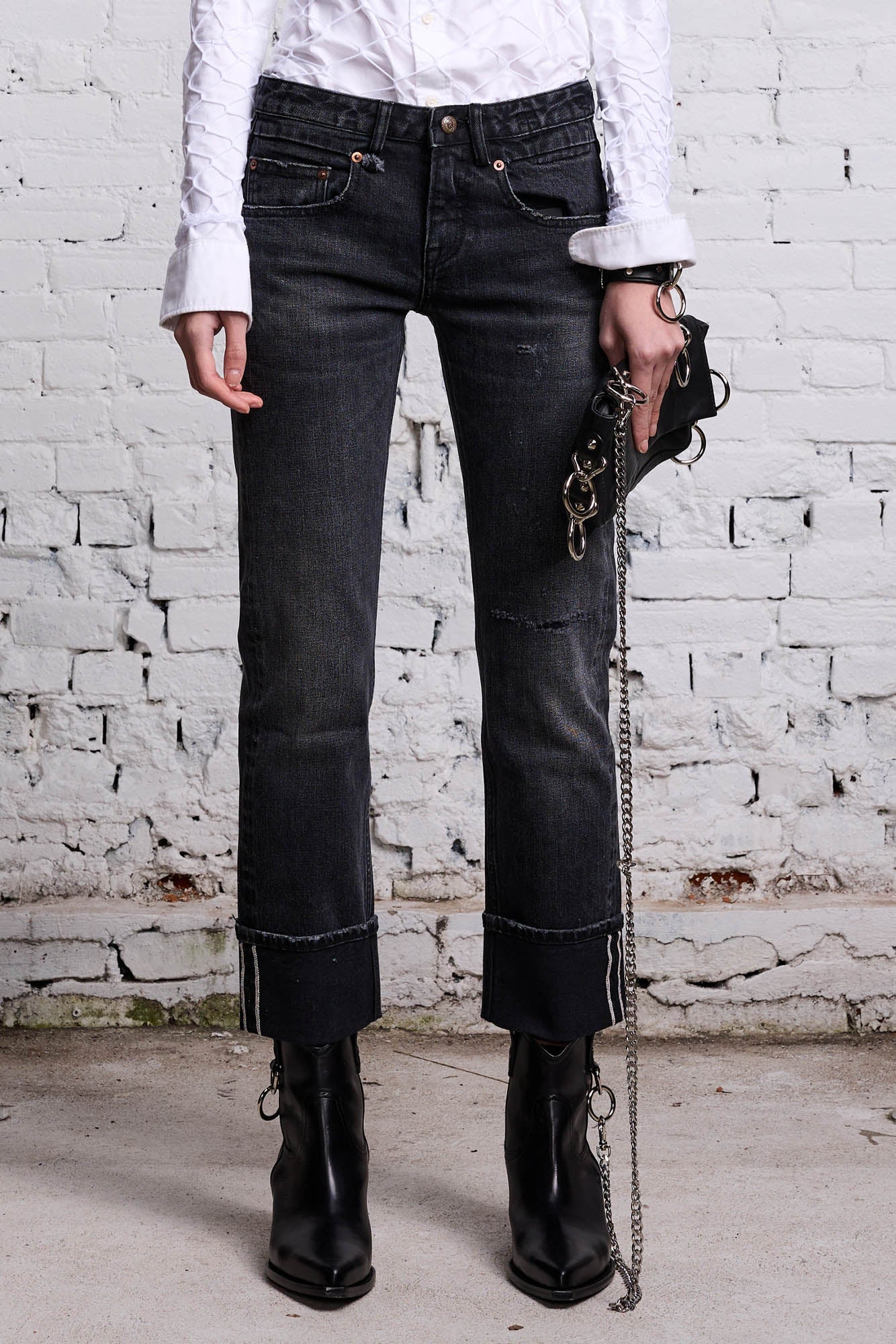 BOY STRAIGHT - ATLAS SELVEDGE BLACK