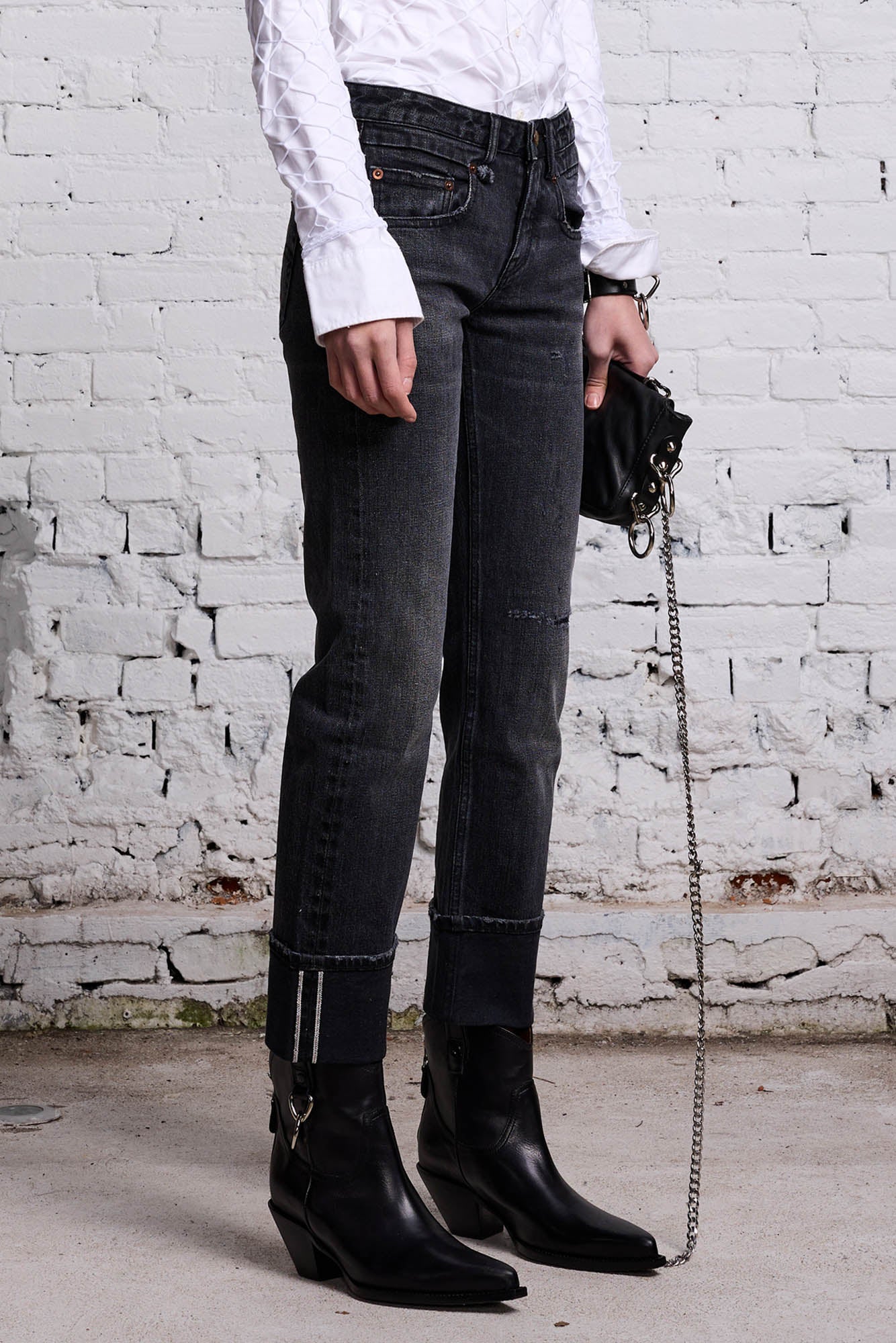 BOY STRAIGHT - ATLAS SELVEDGE BLACK