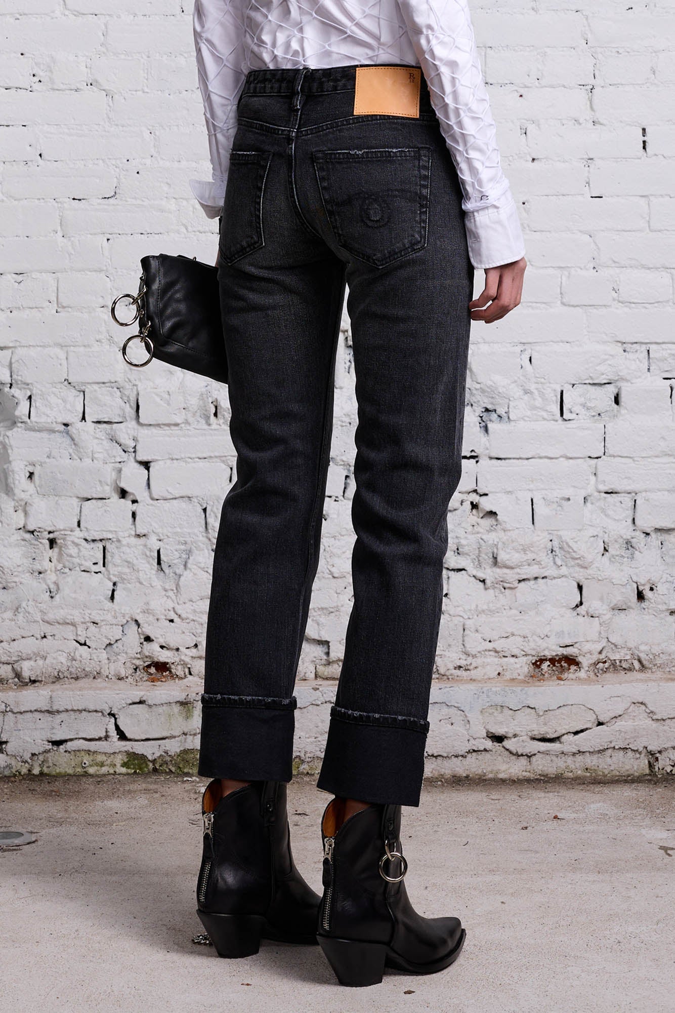 BOY STRAIGHT - ATLAS SELVEDGE BLACK
