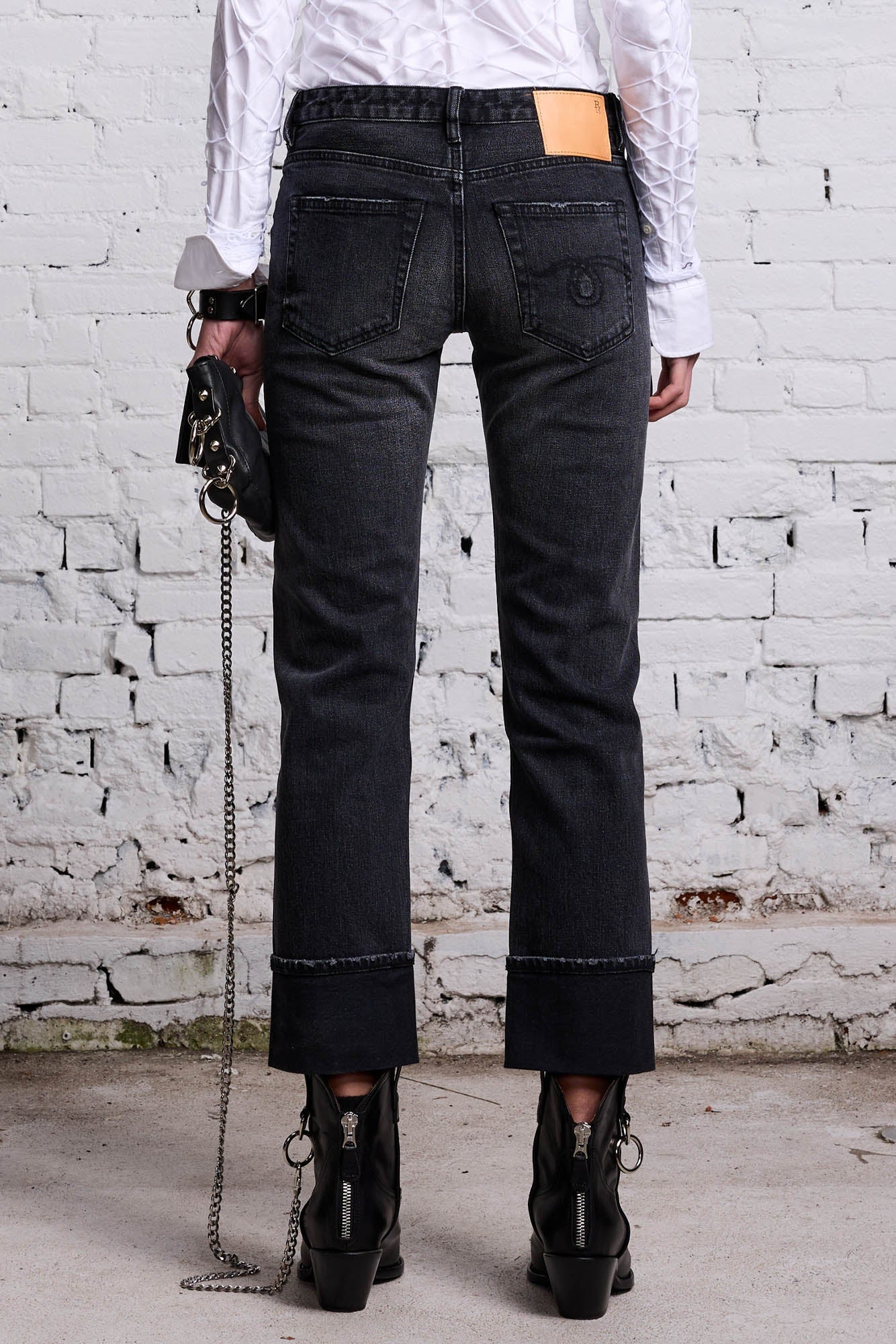 BOY STRAIGHT - ATLAS SELVEDGE BLACK