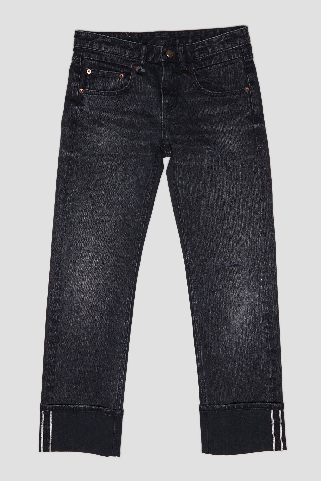 BOY STRAIGHT - ATLAS SELVEDGE BLACK