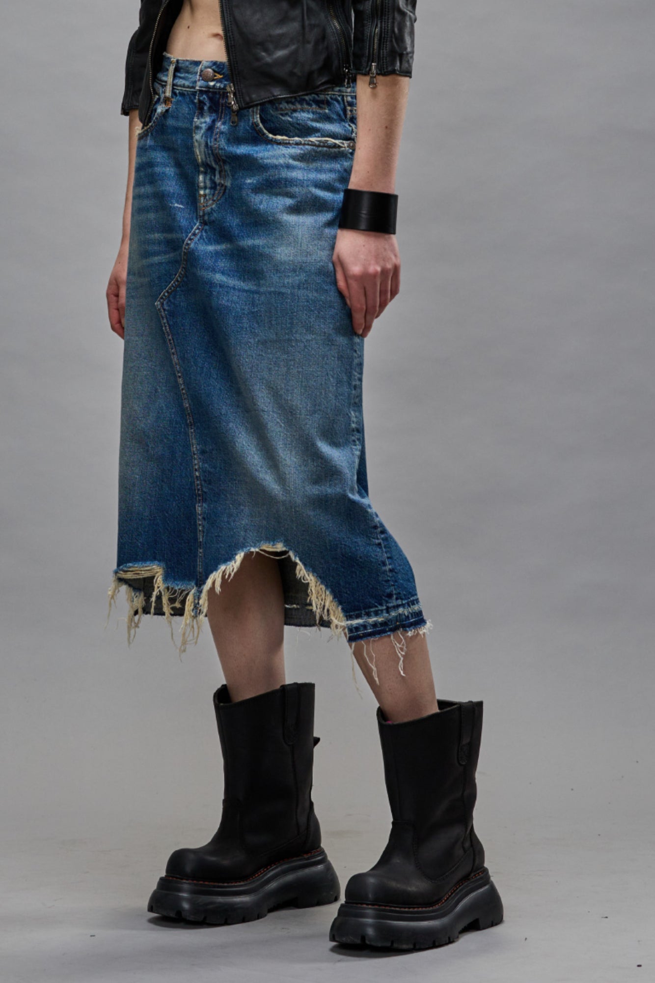 JESSE SKIRT - GARNET BLUE